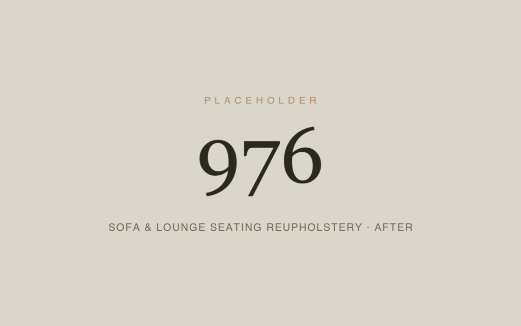Sofa & Lounge Seating Reupholstery — After