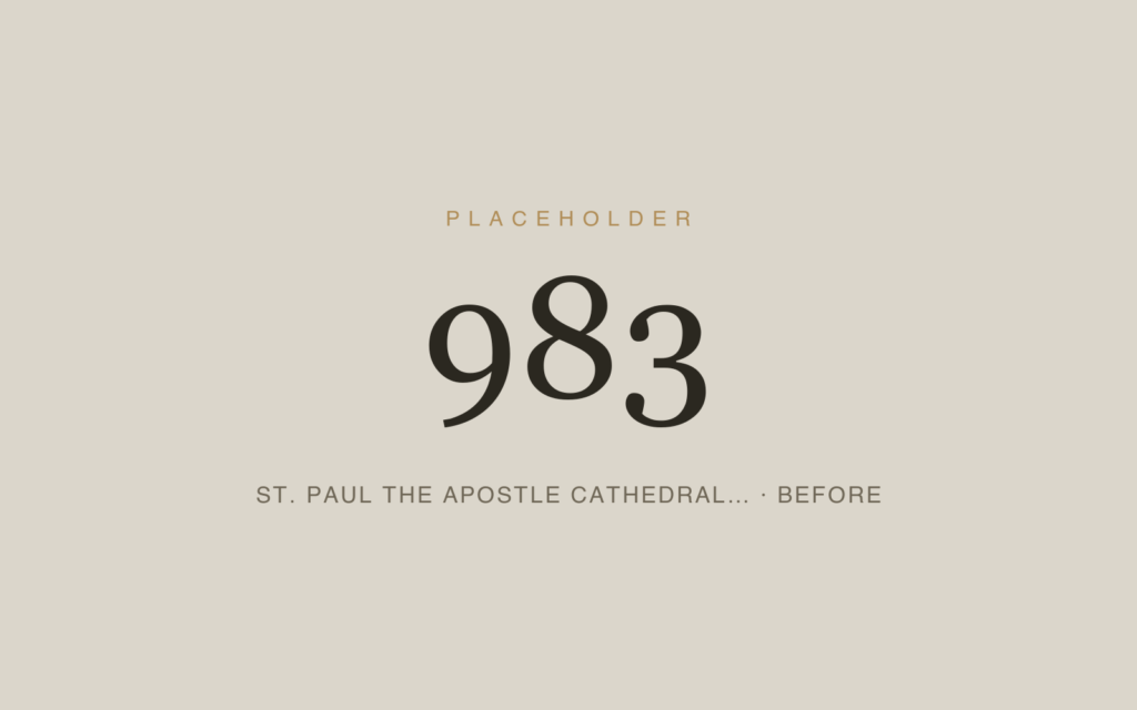 St. Paul the Apostle Cathedral — Entrance Door Restoration — Before