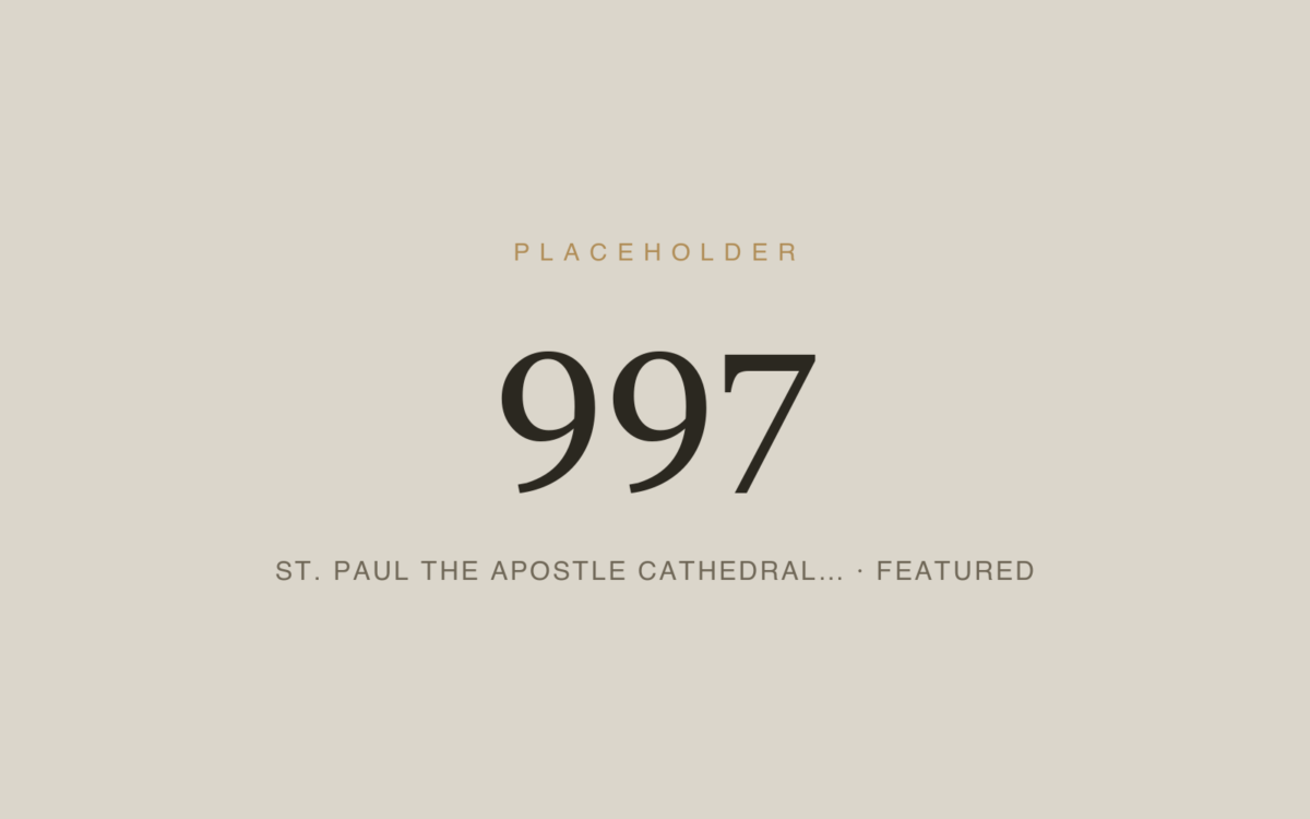 St. Paul the Apostle Cathedral — Entrance Door Restoration