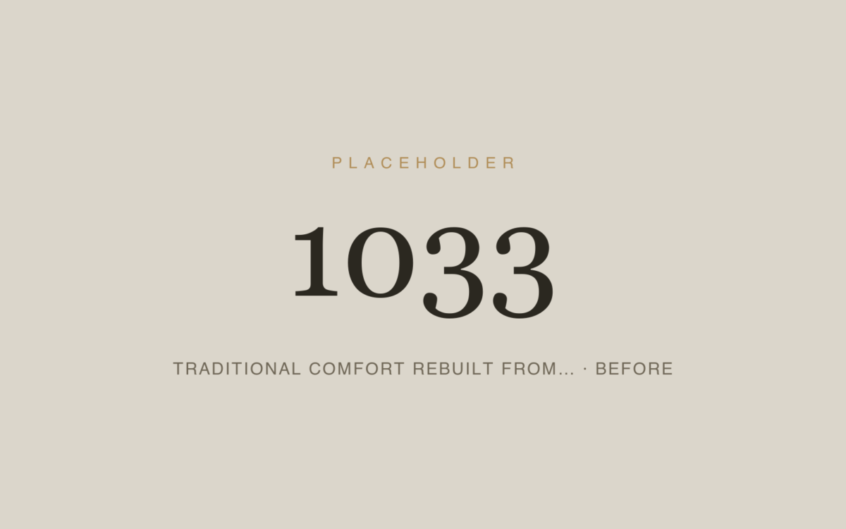 Traditional Comfort Rebuilt From the Foundation