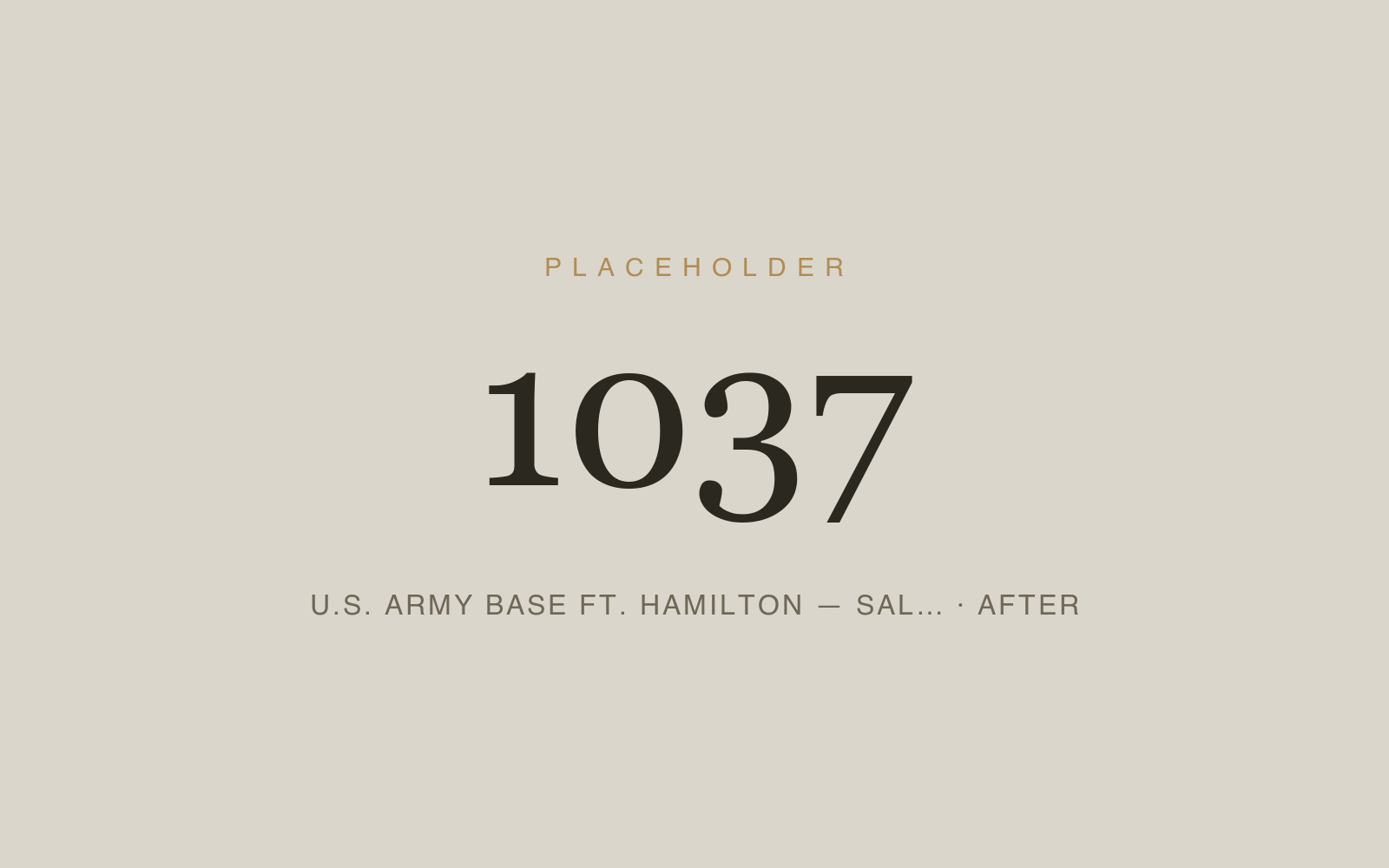 U.S. Army Base Ft. Hamilton — Sally Port & Armory Doors
