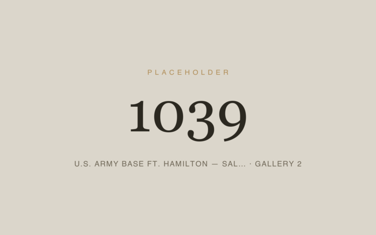 Placeholder 1039 — U.s. Army Base Ft. Hamilton — Sal… · Gallery 2