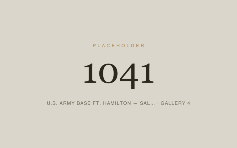 Placeholder 1041 — U.s. Army Base Ft. Hamilton — Sal… · Gallery 4