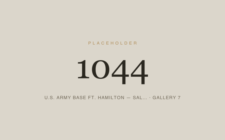 Placeholder 1044 — U.s. Army Base Ft. Hamilton — Sal… · Gallery 7
