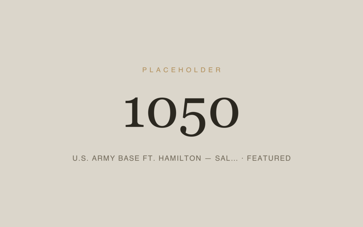 U.S. Army Base Ft. Hamilton — Sally Port & Armory Doors
