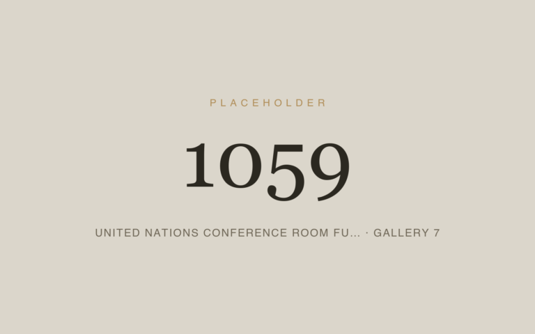 Placeholder 1059 — United Nations Conference Room Fu… · Gallery 7