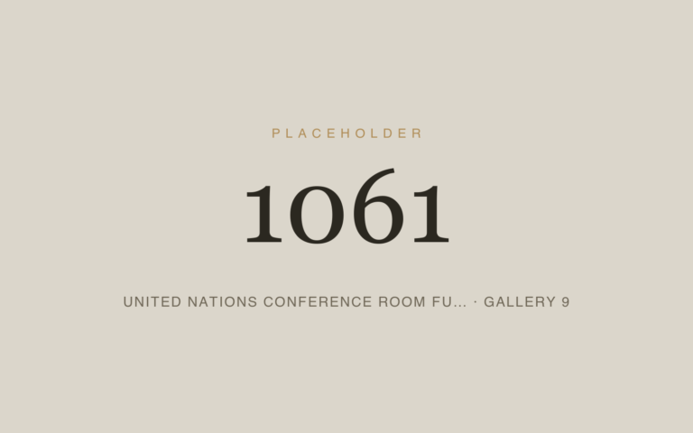 Placeholder 1061 — United Nations Conference Room Fu… · Gallery 9