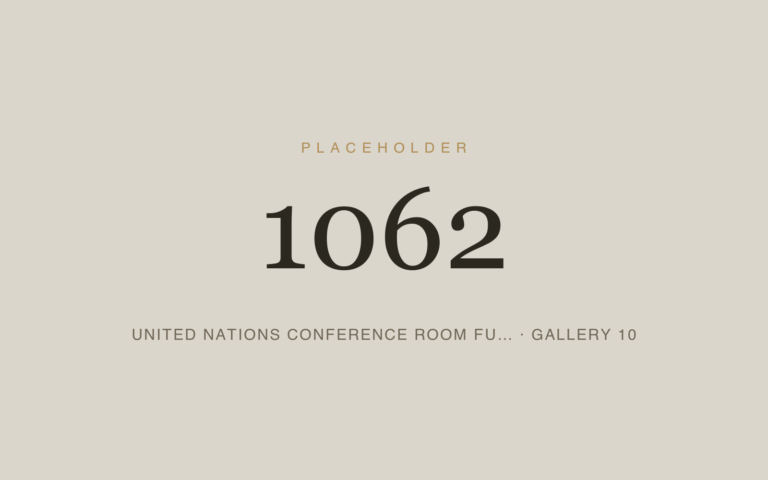 Placeholder 1062 — United Nations Conference Room Fu… · Gallery 10