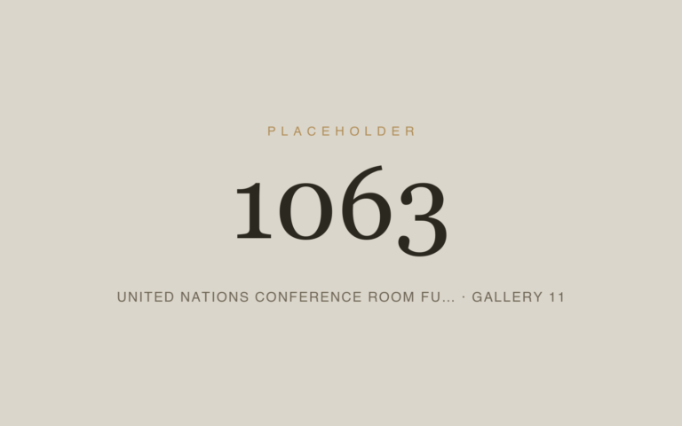 Placeholder 1063 — United Nations Conference Room Fu… · Gallery 11