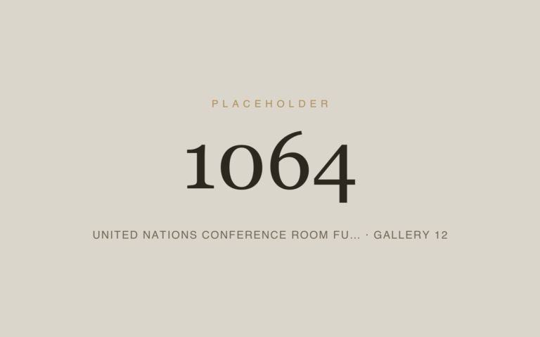 Placeholder 1064 — United Nations Conference Room Fu… · Gallery 12