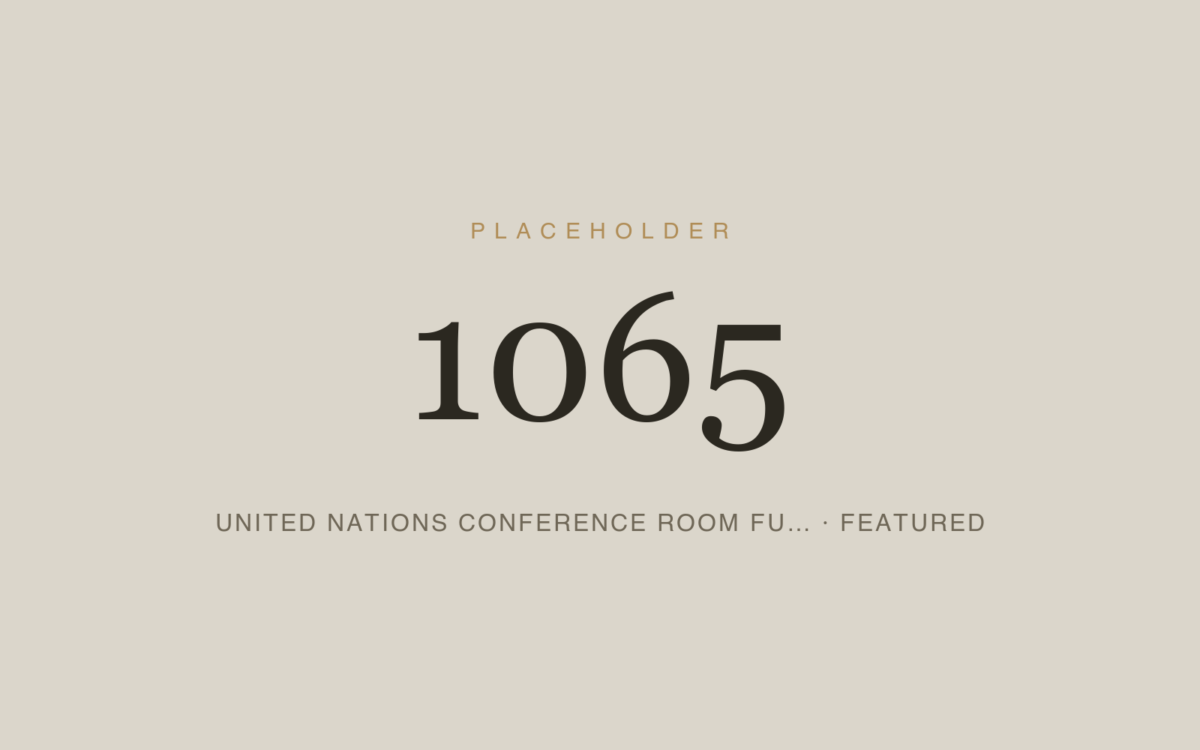 United Nations Conference Room Furniture Restoration
