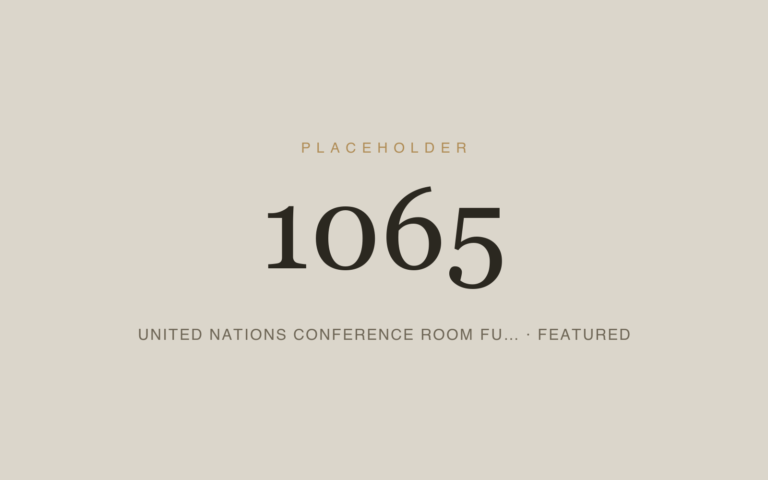 Placeholder 1065 — United Nations Conference Room Fu… · Featured
