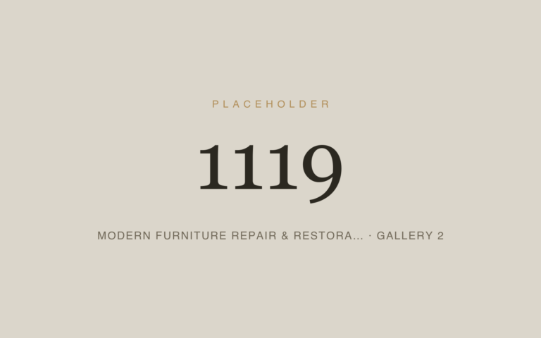 Placeholder 1119 — Modern Furniture Repair & Restora… · Gallery 2
