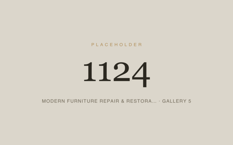 Placeholder 1124 — Modern Furniture Repair & Restora… · Gallery 5