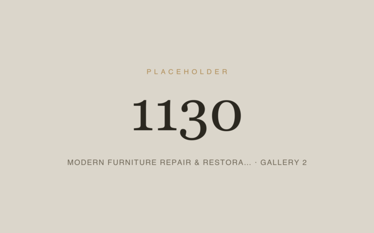 Placeholder 1130 — Modern Furniture Repair & Restora… · Gallery 2