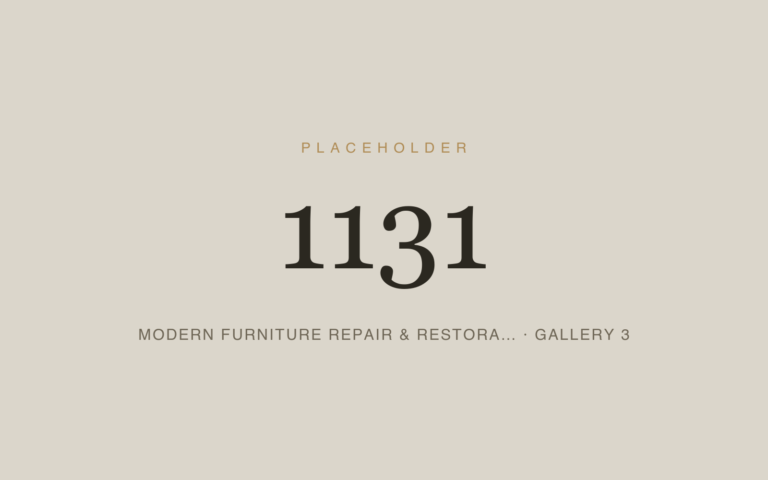 Placeholder 1131 — Modern Furniture Repair & Restora… · Gallery 3
